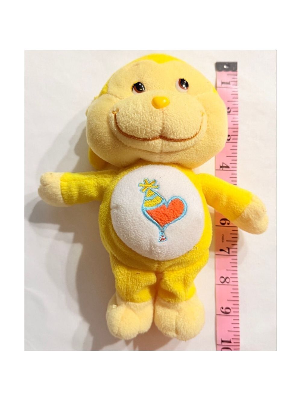 Care Bears Cousins Playful Heart Monkey Plush Yellow Vintage 2004 - Picture 11 of 11